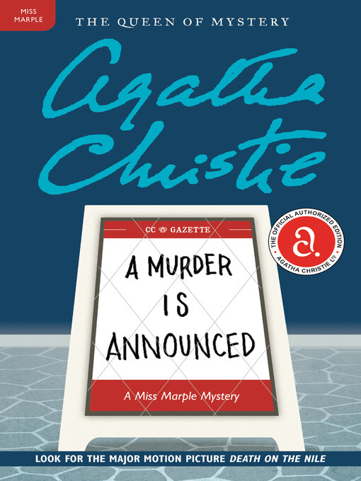 Title details for A Murder Is Announced by Agatha Christie - Wait list